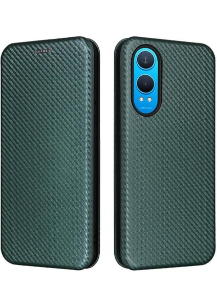 Oneplus Nord Ce4 Lite Kart Ekleme Manyetik Karbon Fiber Için Flip Case (Yurt Dışından)