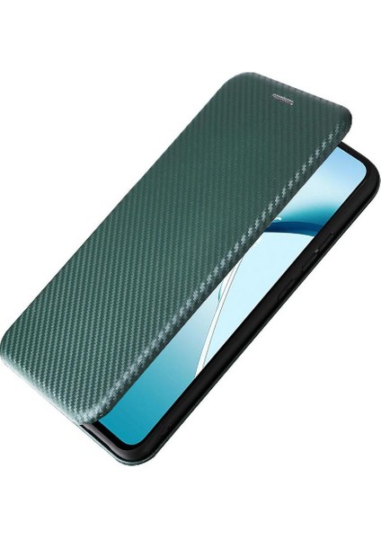 Oneplus Nord Ce4 Lite Kart Ekleme Manyetik Karbon Fiber Için Flip Case (Yurt Dışından)