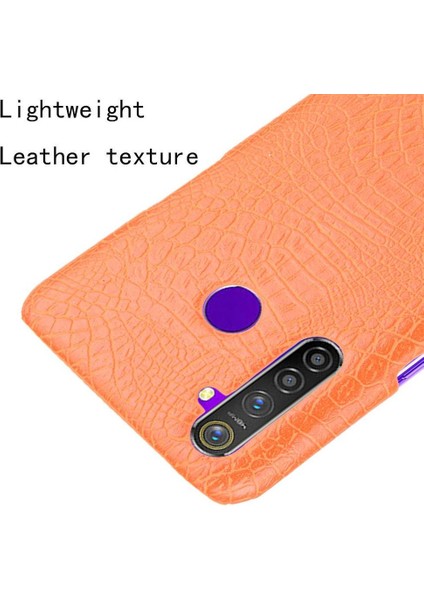 Realme Q/realme 5 Pro Uyumluluk Klasik Kapak Için Şık Klasik Kılıf (Yurt Dışından)