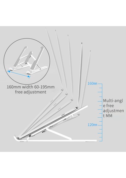 Pembe Dizüstü Bilgisayar Standı Stili MacBook Air Pro Için Tablet Stand Katlanabilir iPad Standı Destek Alüminyum Alaşım Laptop Aksesuarları Laptop Tutucu Not Defteri Için (Yurt Dışından) indirimleri
