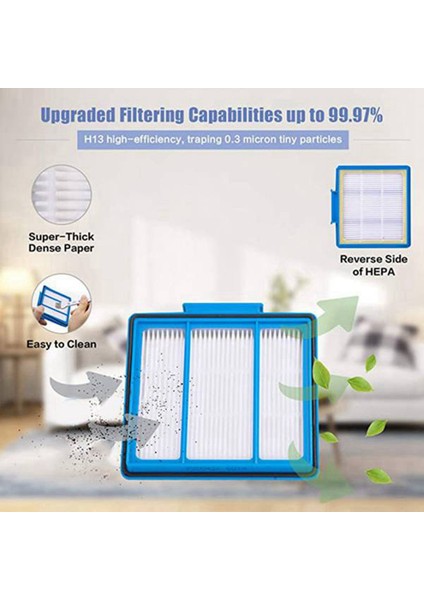 Adet Yedek Hepa Filtre Köpekbalığı Iyon Robot Için Uyumlu Köpekbalığı Iq Robot Için Fit R101AE RV1001AE UR1005AE (Yurt Dışından) modelleri