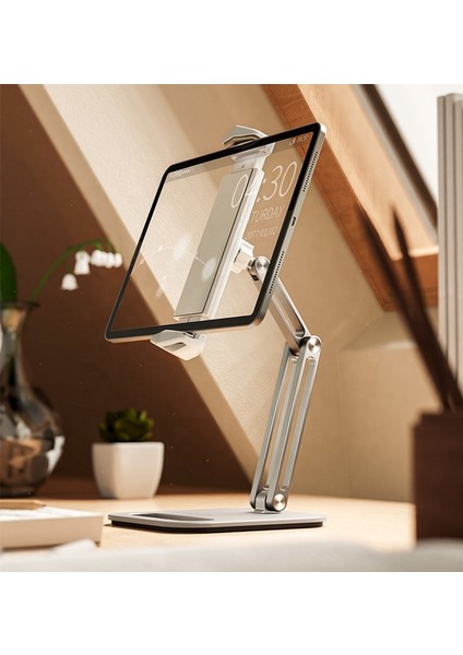 Beyaz Stil 360 Derece Uzun Kol Tablet Tutucu Standı 4 Ila Tablet Akıllı Telefon Yatak Masaüstü Tembel Tutucu Braketi Destek Için Ipad'a (Yurt Dışından) fiyatları