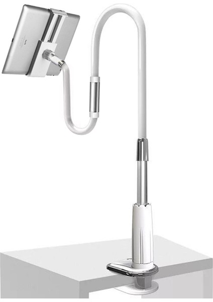 Şerit Renk Stili 130CM Uzun Kol Tablet Tutucu Masaüstü Klips Braketi iPad Masa Tablet Standı Desteği 4 Için.10.tablet Pc'ye (Yurt Dışından)