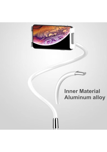 Şerit Renk Stili 130CM Uzun Kol Tablet Tutucu Masaüstü Klips Braketi iPad Masa Tablet Standı Desteği 4 Için.10.tablet Pc'ye (Yurt Dışından)