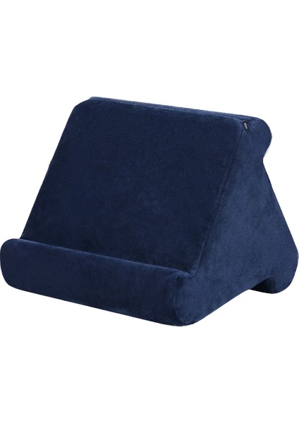 Koyu Mavi Tarzı Çok Açılı Yumuşak Yastık Standı Tembel Laptop Standı Için iPad Akıllı Telefon Tablet E-Okuyucu Kitap Dergi Askı Tutucu Yeni (Yurt Dışından)