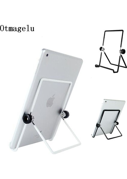Beyaz-S Tarzı Taşınabilir Katlanabilir Metal Tablet Stand Ayarlanabilir Telefon Tablet Evrensel Masaüstü Tutucu Montaj iPad iPhone Tablet Soğutma Için (Yurt Dışından) fiyatları