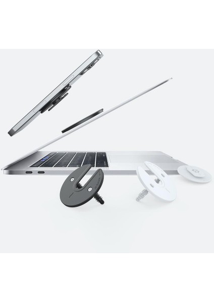 Beyaz Stil 2 Adet Evrensel Tablet Duvar Montajı Ayarlanabilir 90 Derece Dönebilen Laptop Router Tutucu IMac Ipadkindlee-Reader Braketi Için Uygun (Yurt Dışından) indirimleri