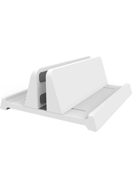 Beyaz Stil Dik Laptop Standı Tutucu Alüminyum Notebook Braketi Bilgisayar Destek Tablet Aksesuarları Masaüstü Ayarlanabilir Katlanabilir Taban (Yurt Dışından)