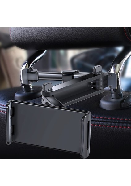 Kırmızı Stil 360 Derece Dönebilen Tablet Standı iPad Araba Yastık Cep Telefonu Tutucu Tablet Standı Arka Koltuk Başlık Montaj Braketi Inç (Yurt Dışından) fırsatları