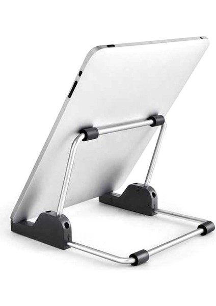 Katlanabilir Alüminyum Alaşımlı Tablet Standı Taşınabilir Metal Tutucu Beşik Laptop ve Tablet Cihazları Parçaları (Yurt Dışından)