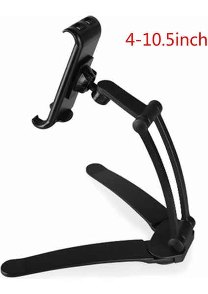 4-10.5 Inç Siyah Stil Duvar Masa Tablet Standı Dijital Mutfak Tablet Tutucu Stand Metal Askı Akıllı Telefon Tutucuları Genişlik Tablet Için Uygun (Yurt Dışından)