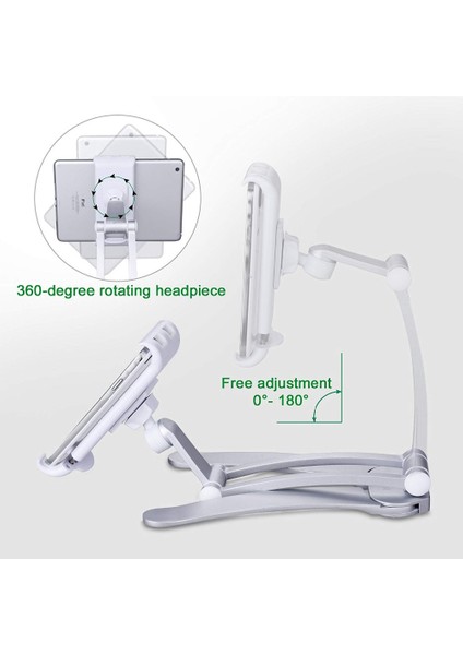 4-10.5 Inç Siyah Stil Duvar Masa Tablet Standı Dijital Mutfak Tablet Tutucu Stand Metal Askı Akıllı Telefon Tutucuları Genişlik Tablet Için Uygun (Yurt Dışından) indirimleri