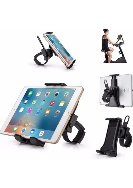 095 017 Stili Tablet Esnek Toka Tutucu Iç Mekan Spor Salonu Motosiklet Direksiyonunda Koşu Bandında Cep Telefonu Aparatı iPad iPhone Için (Yurt Dışından) fırsatları