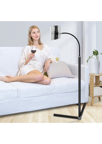 Siyah Stil Vmonv Tripod Stand Katlanabilir Tablet Telefon Tutucu 4 Ila 11 Inç Mobil Telefon Tembel Yatak Zemin Tablet Standı IPAD Air Pro 10.5 Için (Yurt Dışından) fiyatları