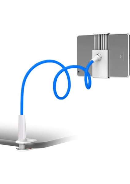 Lacivert Tarzı Evrensel Esnek Tablet Standı Tutucu Ipad 4 Için 10 Inç Tablet Pc Standlar Katlanabilir Tembel Yatak Mobil Telefon Standı Tutucu (Yurt Dışından)