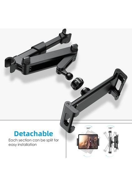 Kırmızı Stil Arka Koltuk Montaj Tablet Araç Tutucu iPad Air Mini Pro Arka Koltuk Telefon Tutucu Standı iPhone Için (Yurt Dışından) fırsatları