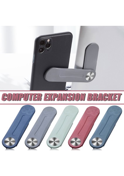 Bir Stil Evrensel Tablet Telefon Tutucu Masaüstü Laptop Standı Manyetik Ekran Desteği Yan Montaj Tablet Braketi Ayarlanabilir Telefon Standı (Yurt Dışından)