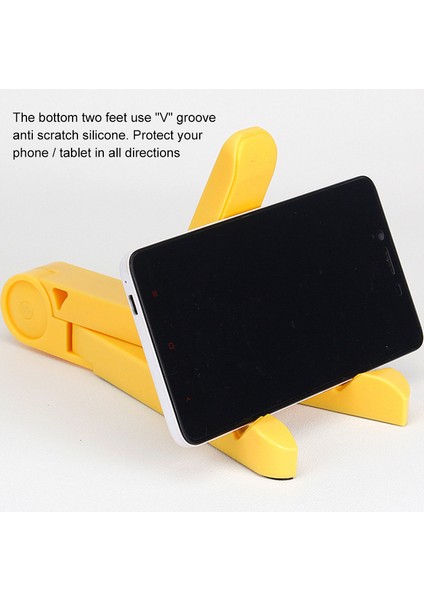 Kırmızı Stil Evrensel Katlanabilir Tablet Standı iPad Cep Telefonu Tutucu Ayarlanabilir Masaüstü Montaj Braketi Tripod (Yurt Dışından)