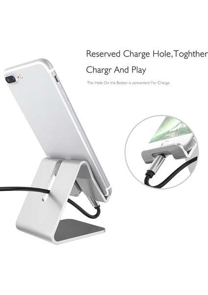 Siyah Stil Alüminyum Cep Telefonu Tutucu Tembel Standı Masa Menteşe Tutucu Telefon Standı Ipadair Pro Tablet Pc Tüm Cep Telefonları Için (Yurt Dışından)