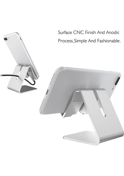 Siyah Stil Alüminyum Cep Telefonu Tutucu Tembel Standı Masa Menteşe Tutucu Telefon Standı Ipadair Pro Tablet Pc Tüm Cep Telefonları Için (Yurt Dışından)