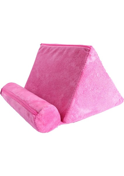 Pembe Tarzı Araç Yumuşak Katlanabilir Destek Yastık Tablet Tutucu Cep Telefonu Taşınabilir Ofis Minder Kitap Okuma Süngeri (Yurt Dışından)