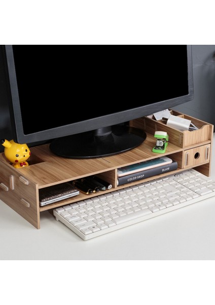 Siyah Stil Ahşap Masaüstü Monitör Standı Bilgisayar Ekranı Yükseltici Raf Güçlü Laptop Standı Masaüstü Tutucu Şelf - Türkçe E-Ticaret Ürün Başlığı (Yurt Dışından)