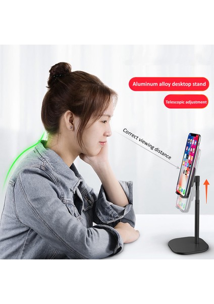 Tel Stand Siyah Stil Evrensel Tablet Telefon Tutucu Için iPad Pro Ayarlanabilir Masaüstü Tablet Standı Için Mobil Telefon Tablet Tutucu Metal Stand Montaj (Yurt Dışından) fırsatları