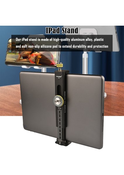 Evrensel Alüminyum Alaşım Tablet Tutucu Tripod Montaj Braketi iPad iPad Ini Air Pro Surface Pro Mobil Telefon Desteği (Yurt Dışından) fiyatları