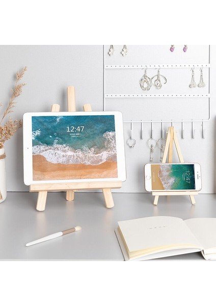 19CM x 10CM Küçük Stil Basit Katlanabilir Masaüstü Ahşap Tutucu iPad Mobil Telefon Tablet Pc Standı Kitap Tutucu Mini Tezgah (Yurt Dışından) fiyatları
