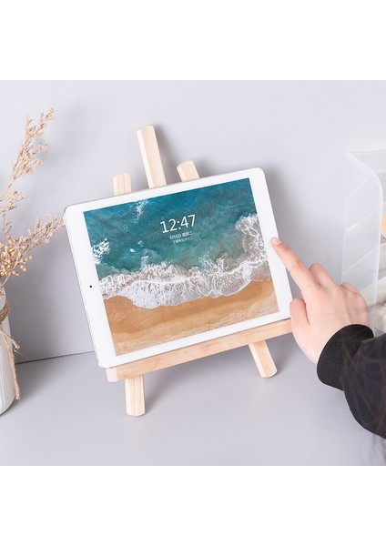 19CM x 10CM Küçük Stil Basit Katlanabilir Masaüstü Ahşap Tutucu iPad Mobil Telefon Tablet Pc Standı Kitap Tutucu Mini Tezgah (Yurt Dışından) indirimleri