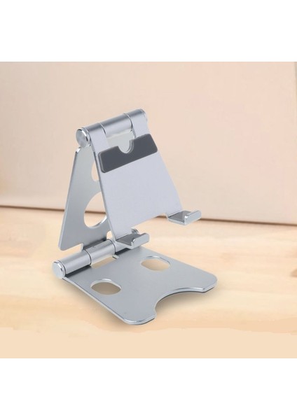 L Siyah Stil Alüminyum Alaşım Çift Katlanabilir Masaüstü Döner Tablet Standı Cep Telefonu Tutucu Montaj Braketi Için iPhone Için iPad Için Samsung'a (Yurt Dışından) indirimleri