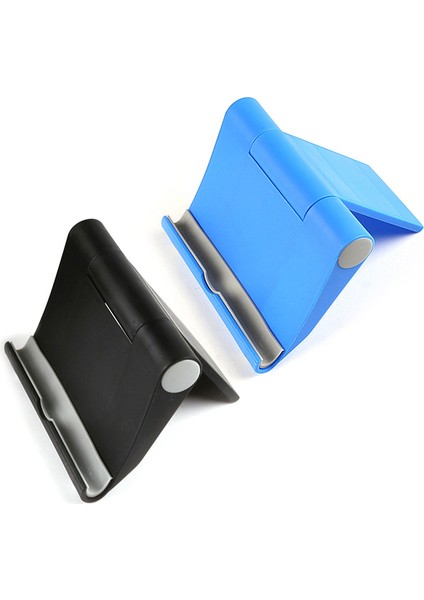 Beyaz Stil Her ve Tablet Pc Için Katlanabilir Şezlong Masaüstü Standı Çok Fonksiyonlu Döner Evrensel Plastik Braketi IPAD Için (Yurt Dışından)