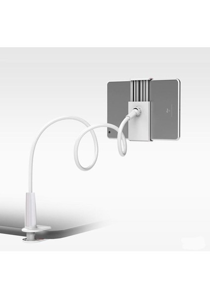 F Stili 360 Derece Esnek Kol Masa Ped Tutucu Standı Araba Montajı Tablet Tutucu (Yurt Dışından)