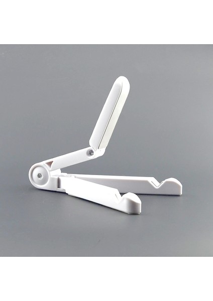 Beyaz Stil Evrensel Katlanabilir Telefon Tablet Standı Ayarlanabilir Masaüstü Tutucu Standı Tripod Masa Masa Destek IPhone IPad Mini Air Için (Yurt Dışından)