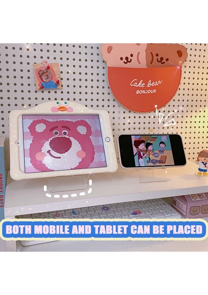No.5 Tarzı Şirin Akrilik Telefon Standı Tutucu Tembel Montaj Masa Telefon Ekran Standı Braketi iPad Tutucu Ofis Kırtasiye (Yurt Dışından)