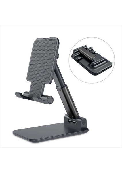 Siyah-B Tarzı iPad Pro Için Dönebilen Alüminyum Alaşımlı Tablet Tutucu Evrensel 4 Için Masaüstü Tablet Standı Telefon Tutucu (Yurt Dışından)