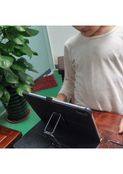 Gösterilen Stil Gibi Manyetik Mobil Tutucu Masa Standı Telefonlar Çift Halka Katlanabilir Telefon Standı Masa Braketi iPad Tablet Masaüstü Için (Yurt Dışından)
