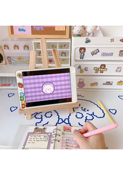 Küçük 145X80MM Stili Katlanabilir Masaüstü Ahşap Tablet Tutucu Telefon Rafı iPad Mobil Telefon Tablet Pc Standı Tutucu Kitap Tutucu Mini Sehpalar (Yurt Dışından) fırsatları