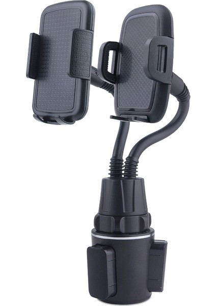 No.5 Tarzı Yeni Stil Ayarlanabilir Araç Bardak Tutucu Akıllı Telefon Tutucu Stand 4 Ila 13 Mobil Telefon Tablet Araç Bardak Çift Telefon Tutucu (Yurt Dışından)