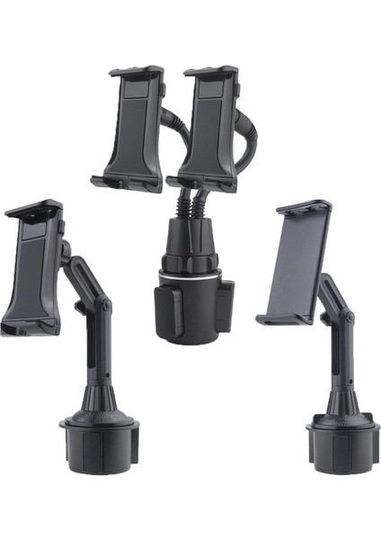 No.5 Tarzı Yeni Stil Ayarlanabilir Araç Bardak Tutucu Akıllı Telefon Tutucu Stand 4 Ila 13 Mobil Telefon Tablet Araç Bardak Çift Telefon Tutucu (Yurt Dışından) fiyatları
