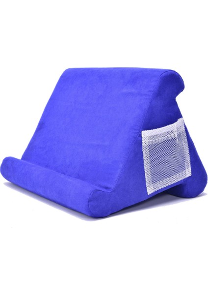 Mavi Stil Sünger Yastık Tablet Telefon Standı iPad Laptop Esnek Cep Telefonu Tutucu Destek Yatak Dinlenme Tablet Kitap Okuma Askı - (Yurt Dışından)