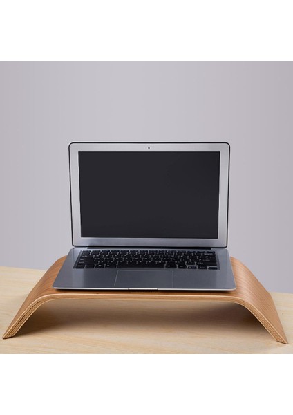 Evrensel Masaüstü Pc Monitör Dizüstü Bilgisayar Koyu Yükseltme Bambu Stand Taban Tutucu iMac Pc Dizüstü Için Uygun (Yurt Dışından)