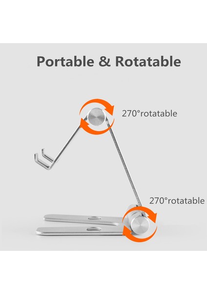3-Zhe-Rosegold Tarzı Katlanabilir Tablet Tutucu Alüminyum Alaşım Metal Telefon Tutucu Dönebilen Taşınabilir Tablet Tutucu ipad Pro Air Mone Stand (Yurt Dışından) fiyatları