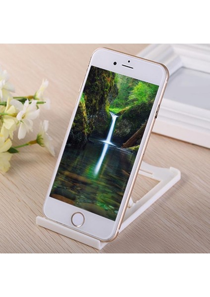 Beyaz Stil Evrensel Tablet Standı Ayarlanabilir Cep Telefonu Tutucu Destek Ipad Telefonlar Katlanabilir Ayarlanabilir Açılar Eğim (Yurt Dışından)