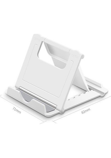 Kırmızı Stil Evrensel Katlanabilir Masaüstü Telefon Desteği Plastik Tutucu Telefon Standı Smartphone Tablet Desteği Telefon Tutucu (Yurt Dışından)