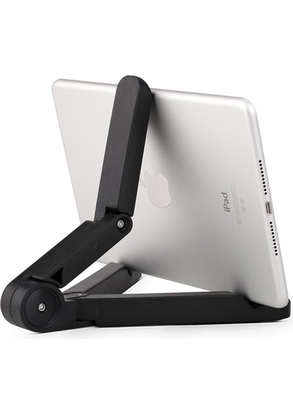 SİYAH-H0001 Stili Evrensel Tablet Askı Standı Katlanır Tembel Pad Destek Telefon Tutucu Telefon Standı iPad iPhone Mipad Huawei Samsung Için (Yurt Dışından) indirimleri