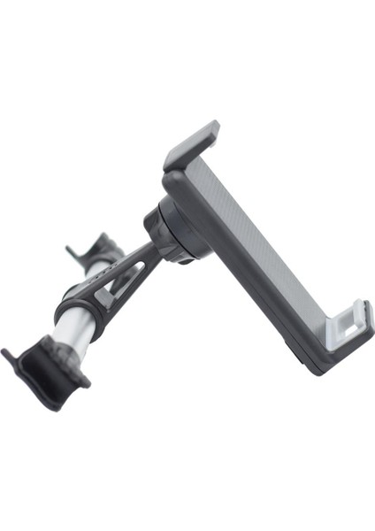 Gri Stil Evrensel Alaşım Araba Arka Koltuk 4-Inç Telefon Tablet Pc Tutucu Braketi Montajı iPad Tablet Aksesuarları C26 (Yurt Dışından)
