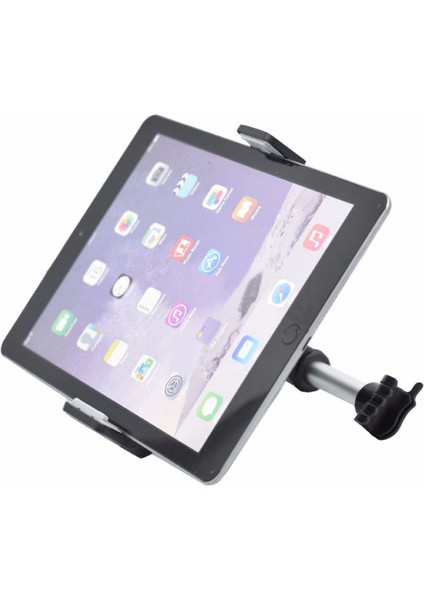 Gri Stil Evrensel Alaşım Araba Arka Koltuk 4-Inç Telefon Tablet Pc Tutucu Braketi Montajı iPad Tablet Aksesuarları C26 (Yurt Dışından) fırsatları