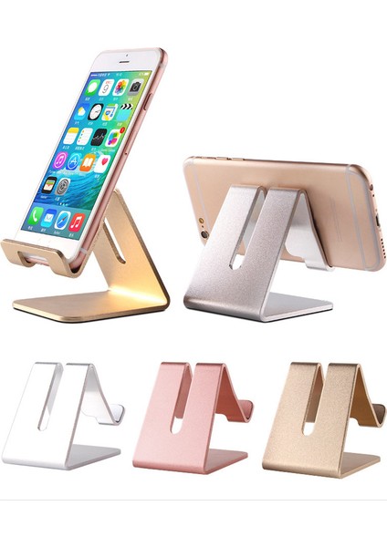 Gümüş Tarzı Evrensel Alüminyum Cep Telefonu Tablet Tutucu Tembel Stand Masa Masa Tutucu Standı iPad Air Tablet Pc Tüm Telefonlar Için (Yurt Dışından) fiyatları