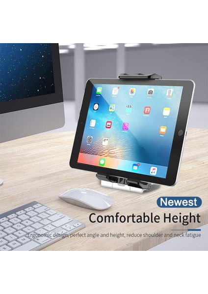 Beyaz Stil Evrensel Taşınabilir 360 Derece Dönebilen Ayarlanabilir Masaüstü Tablet Pc Tutucu Cep Telefonu Tutucu Katlanabilir Duvara Monte Standı (Yurt Dışından) fırsatları